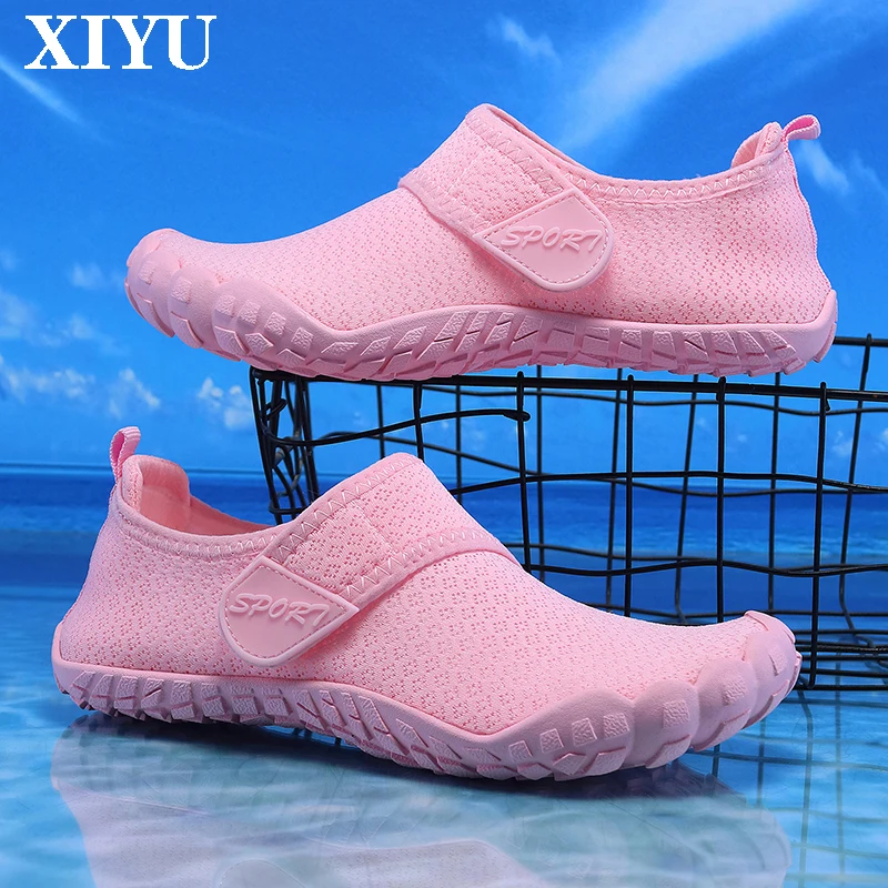 XIYU/летняя обувь для речной трассировки, пара, пляжное плавание, водные виды спорта, быстросохнущая обувь для босиком, дайвинга, серфинга на открытом воздухе, прогулочная обувь