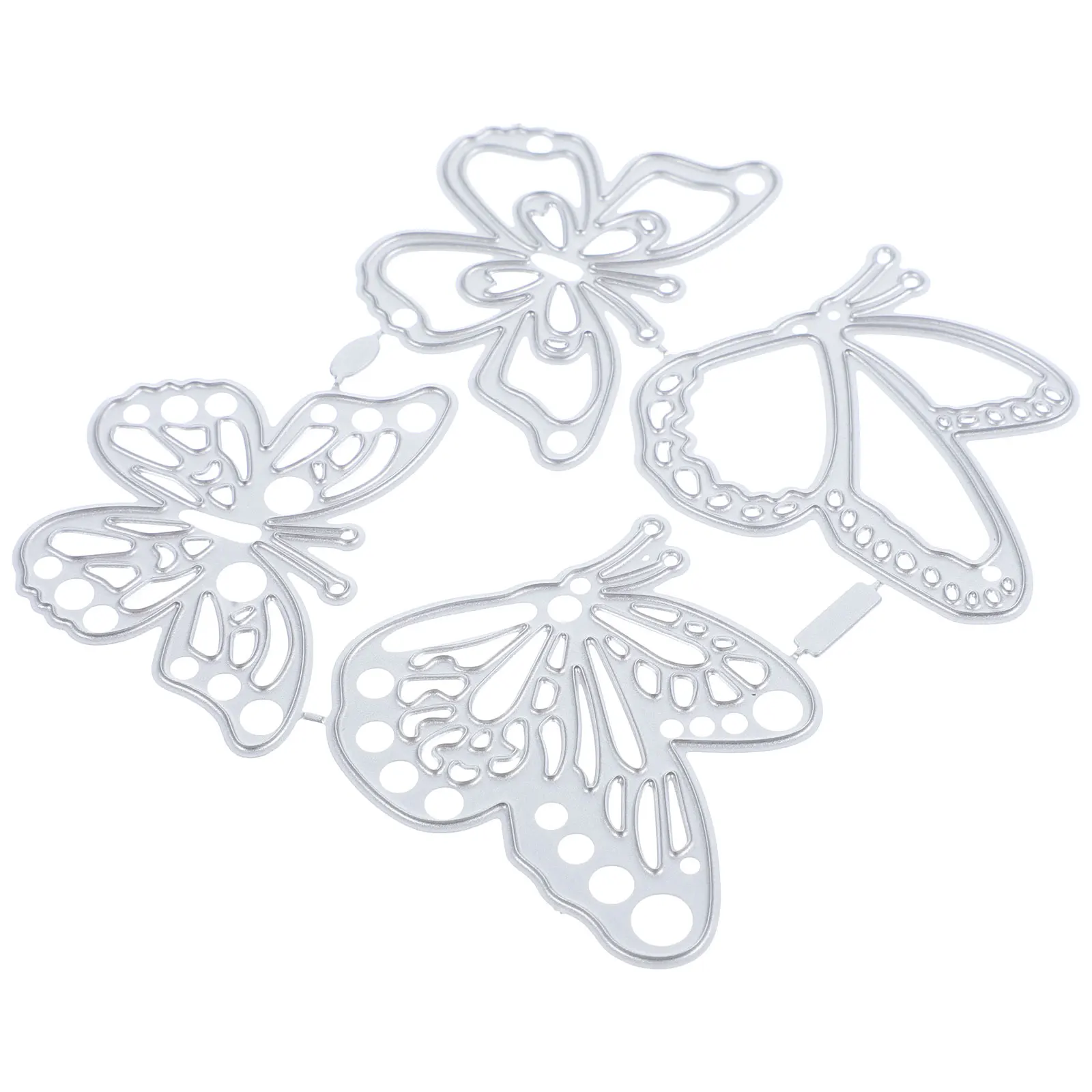 

4pcs Metal Embossing Die Carbon Steel Craft Tool Scrapbooking Cards Butterfly Decorations Cutting Dies Handcrafts Storage