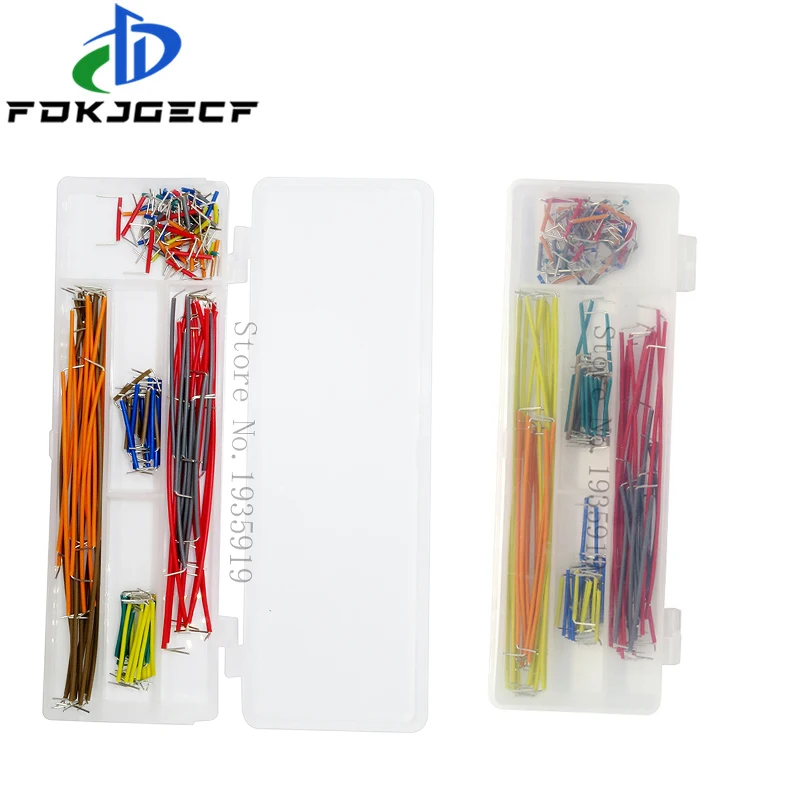 14 نوع 10 قطاع = 140 قطعة U شكل لحام اللوح كابل قافز طقم أسلاك ل PCB لوح الخبز لاردوينو