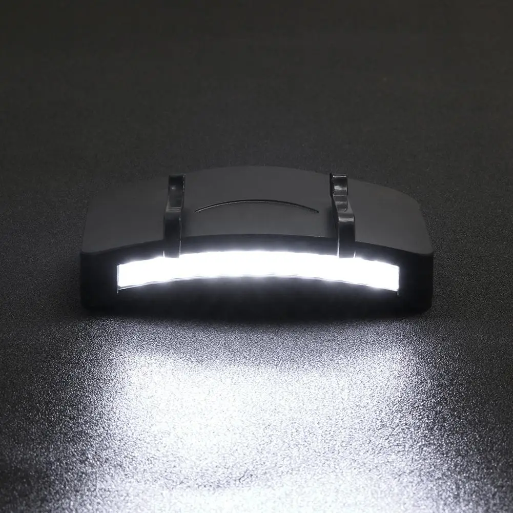 Luz de Clip para sombrero, linterna LED ultrabrillante de manos libres para acampar, pescar, senderismo, 11 LED