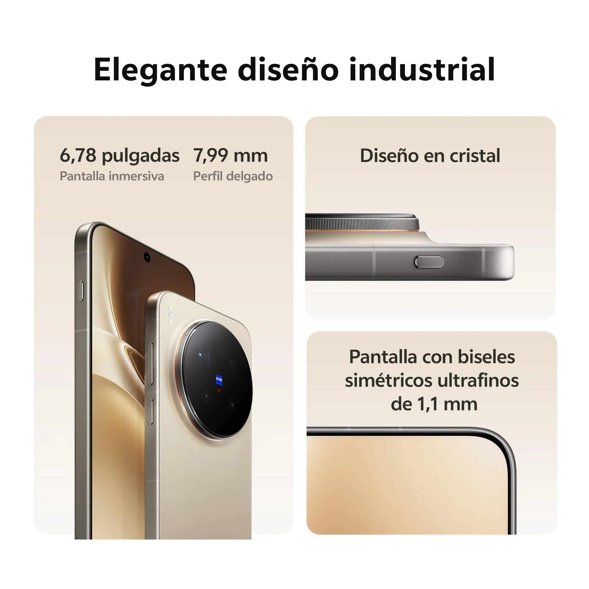 Smartphone VIVO X300 PRO 5G Versión Global MediaTek Dimensity 9500 Android 16 5440mAh 90W 6.78″ AMOLED 200MP eSIM NFC 6