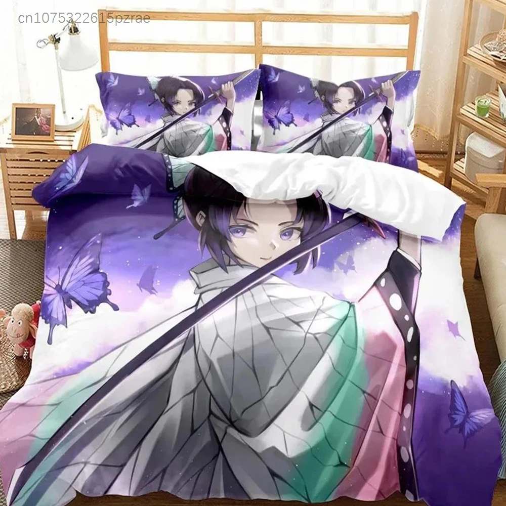 Miku Sakura Comics Girl Duvet Cover Set EU Single Double King US Twin Full Queen King Green Lantern Bed Linen Set Customizable