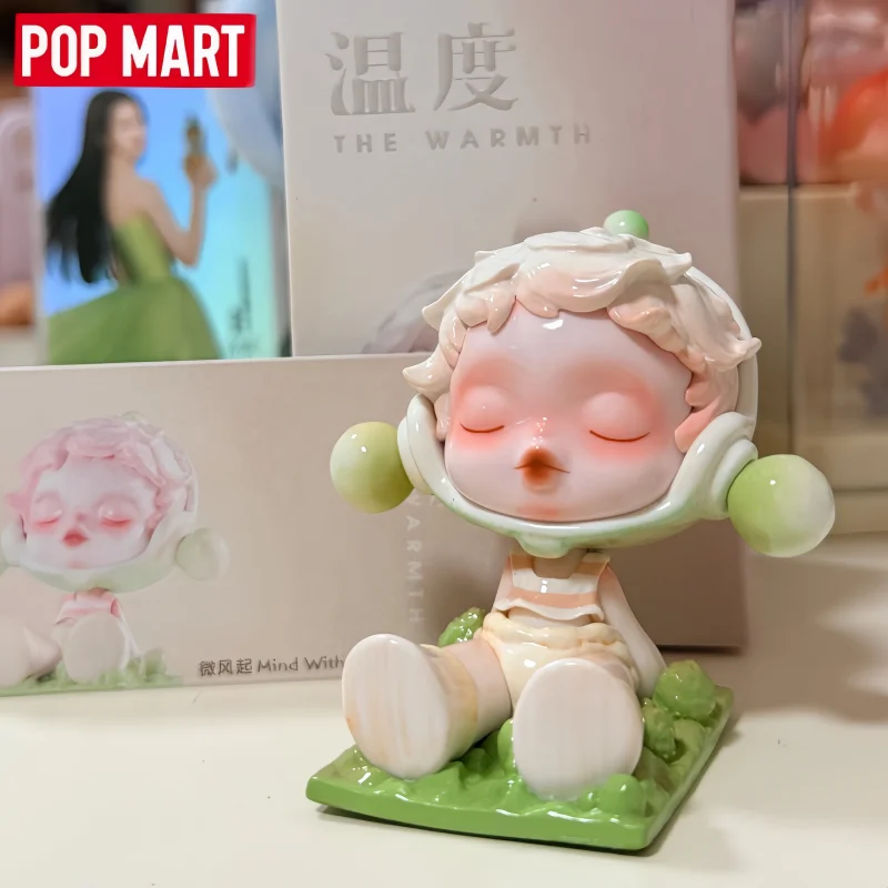 POP MART Original Skullpanda The Warmth Series Blind Box Niedliches Spielzeug Kawaii Anime Actionfigur Überraschungs-Mystery-Box Puppe Weihnachtsgeschenk