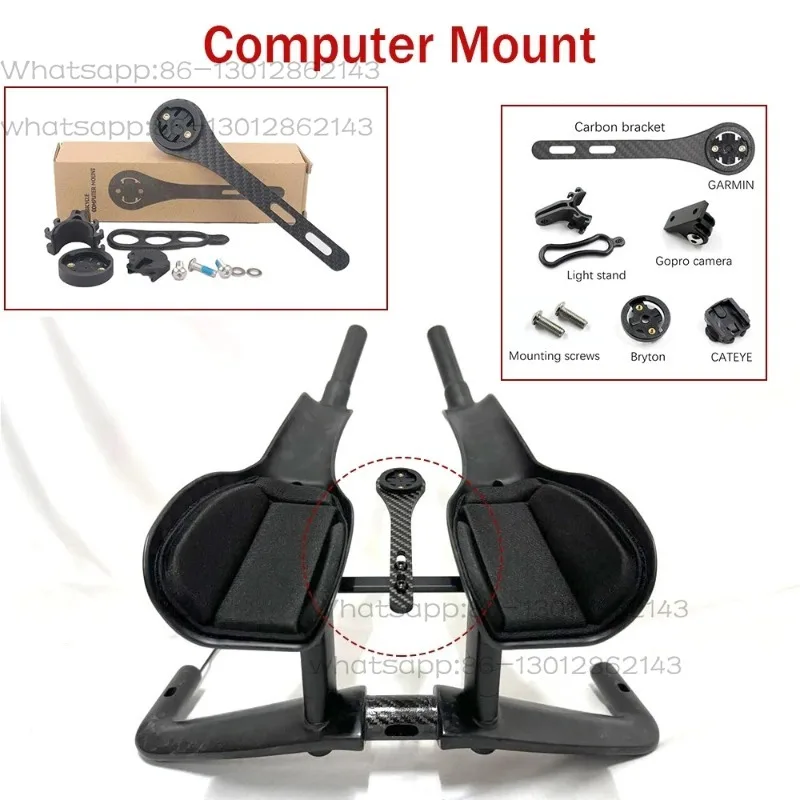 Bicycle Handlebar Riser Spacer, Stem Adapter Conversion Seat & Bridge Repair Replacement Parts