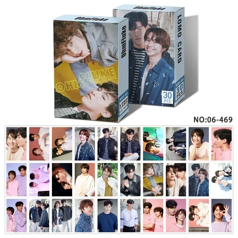 30 шт./компл. Bossnoeul Bbbuild Pondphuwin Firstkhaotung Geminifourth Perthsaint Winnysatang Netjames Zeenunew Ohmfluke Box Lomo Card