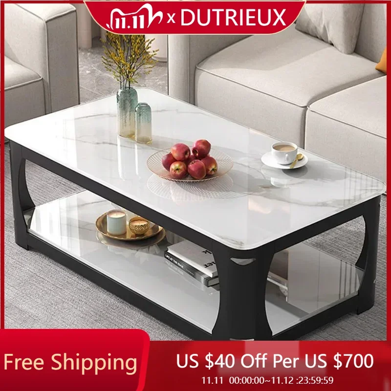 

Simple Clear Coffee Table Cute Decoration Luxury Living Room Modern Designer Side Table Unique Couchtisch Postmodern Furniture