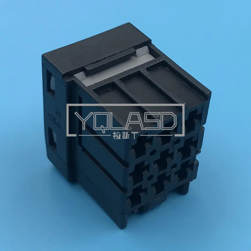 1 Set 9 Way Auto Plastic Housing Connector AC Assembly Car Power Amplifier Electric Cable Plug 1-968307-2 1-968305-2