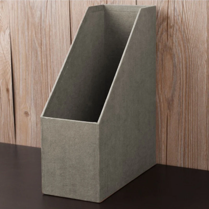 Eco-friendly Vertical Tabletop File Holder Inclined Book Holder DIY Index Tab File Hoder for School Drop Shipping