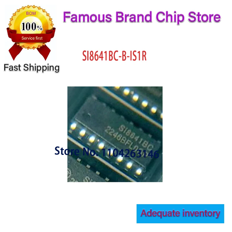 

5pcs/Lot New original SI8641BC-B-IS1R SI8641BC-B SI8641BC SI8641 Si8641BC SOP-16 in stock