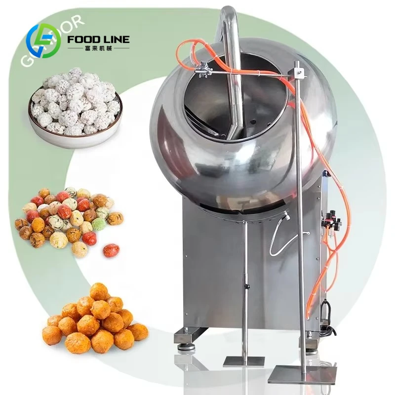 Customized Multi-Purpose 600mm Sugar Coating Pan, Chocolate Polishing Machine for Seed, Nut & Bubble Gum Use