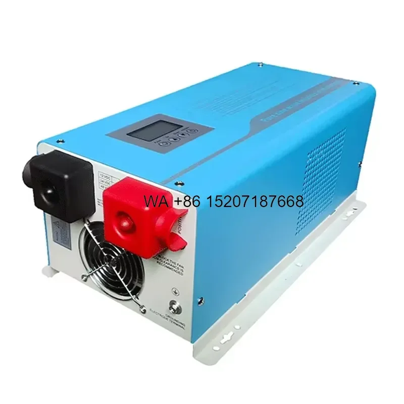 Wmwmnu For Single Phase 1000W 1200W 4-6KW DC AC Solar Inverter LCD WIFI 24V 36V 48V 72V 96V Battery Discharge Grid Tie 50
