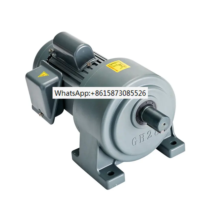 Taiwan reduction horizontal single-phase 200W18 shaft small reducer motor, gear reducer motor, 220V vertical motor, 750W