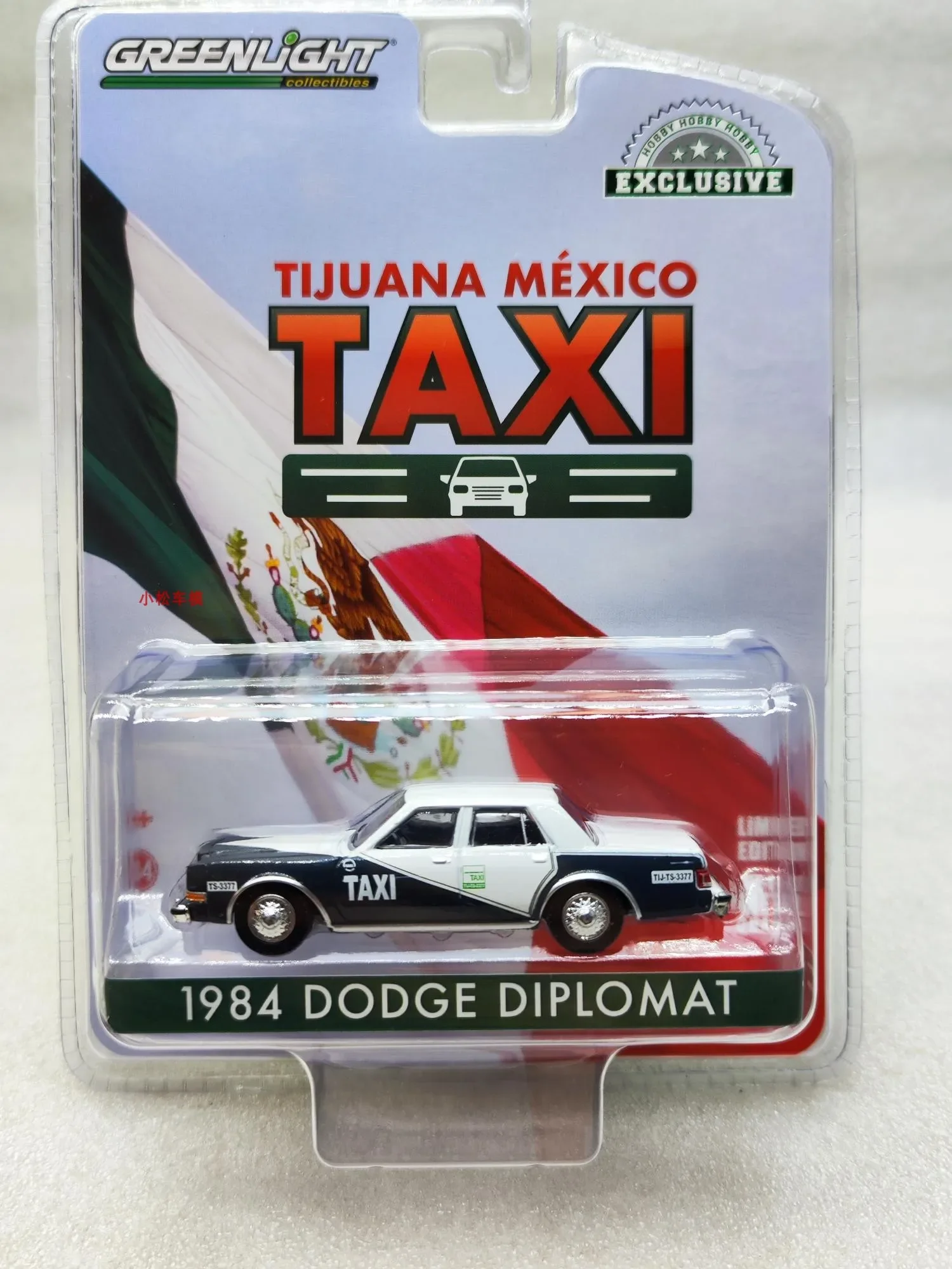 1:64 1984 Dodge Diplomat  taxi  Diecast Metal Alloy Model Car Toys For  Gift Collection