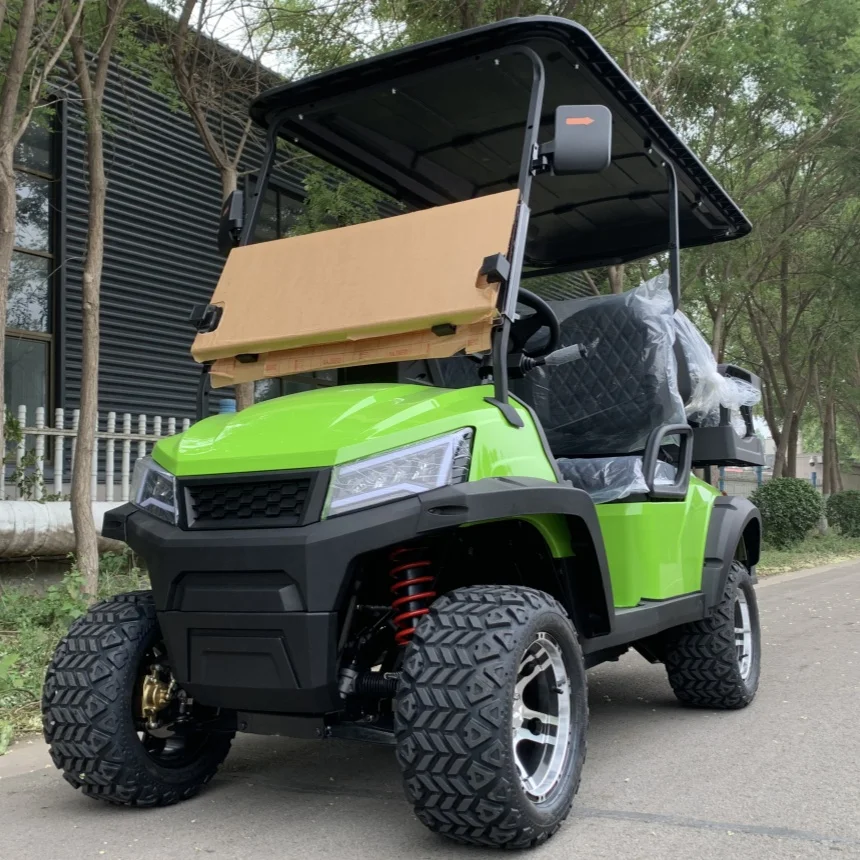 High Quality Utility Vehicle 6 Seater 48V 72V Lithium Battery Off-Road Electric Golf Cart Increase Vehicle Reliability