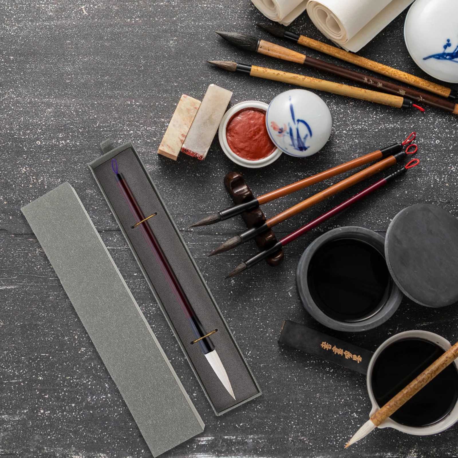 

Drawer Style Calligraphy Wrapping Box Storage Compact Pen Case Gift Lightweight Single Pen Case Gift