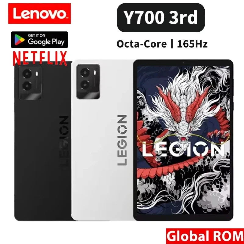 Lenovo LEGION Y700 3rd Gen Tablet,8.8" 2560*1600 2.5K 165Hz LCD,Snapdragon 8 Gen3,6550mAh,68W Fast Charge Android14 Tablet