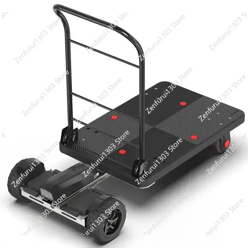 

Custom Small Motion Sensing Handcart Grocery Shopping, Courier Delivery, Cargo Transport, Flatbed Cart, Ware