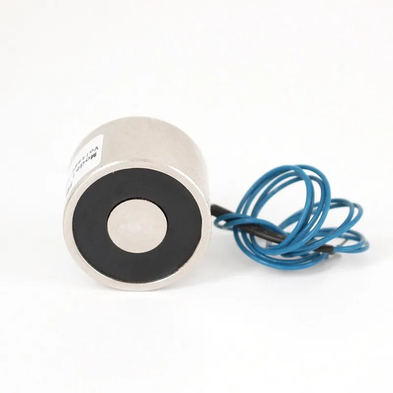 Suction 10KG 30/22 DC 6V 24V 12V Electromagnet Optional Waterproof Lifting Solenoid Sucker Holding Electric Magnet