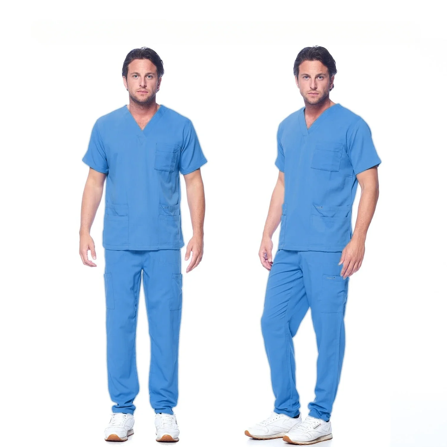 Top Sell Traspirante Uniformi Ospedaliere Casual Scrub Medico Donne Manica Corta Scrub Infermieristico Set Jogger Dottore Scrub Uniforme