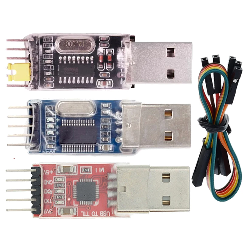 3 teile/los = 1PCS PL2303HX + 1PCS CP2102 + 1PCS CH340G USB ZU TTL für arduino PL2303 CP2102 5PIN USB zu UART TTL Modul