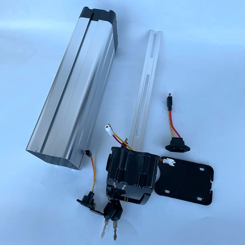 Electric Bike Plastic Lithium Battery Box 36V/48V/60V Large Capacity 18650 Holder Case Bicycle Accessories,