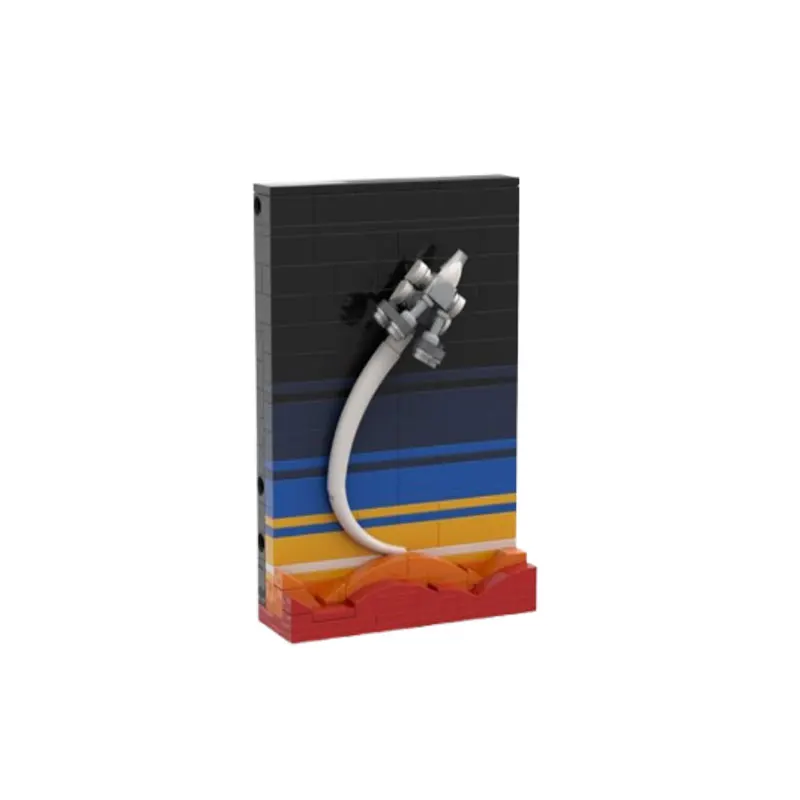 

Spot MOC-168pcs Modern Architecture DIY Small Particle Assembly Building Blocks Toy Stereoscopic Model Gift Set Ornament