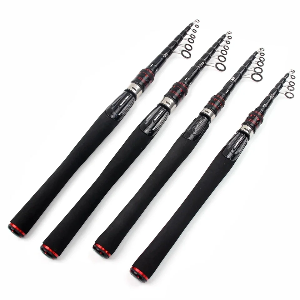 

NEW 2.4M 2.7M Multifunction telescopic fishing rod carbon carp rod Portable Travel Fishing Tackle Pesca Surfing Fishing Rod
