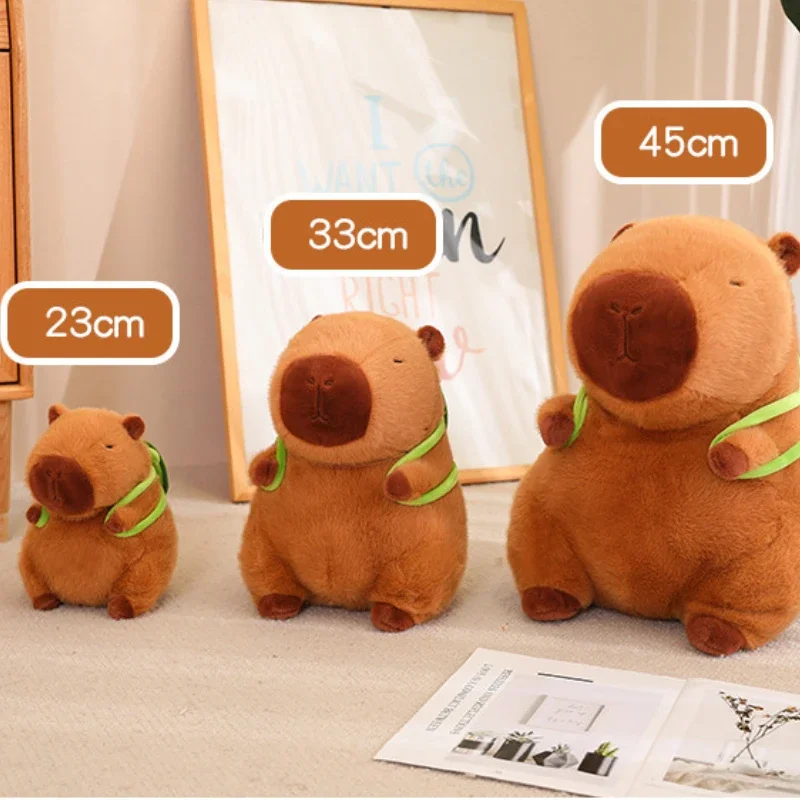 Pluizige Capybara Pluche Pop Kawaii Capibara Met Schildpad Knuffel Knuffel Kids Juguetes Verjaardagscadeau Home Decor