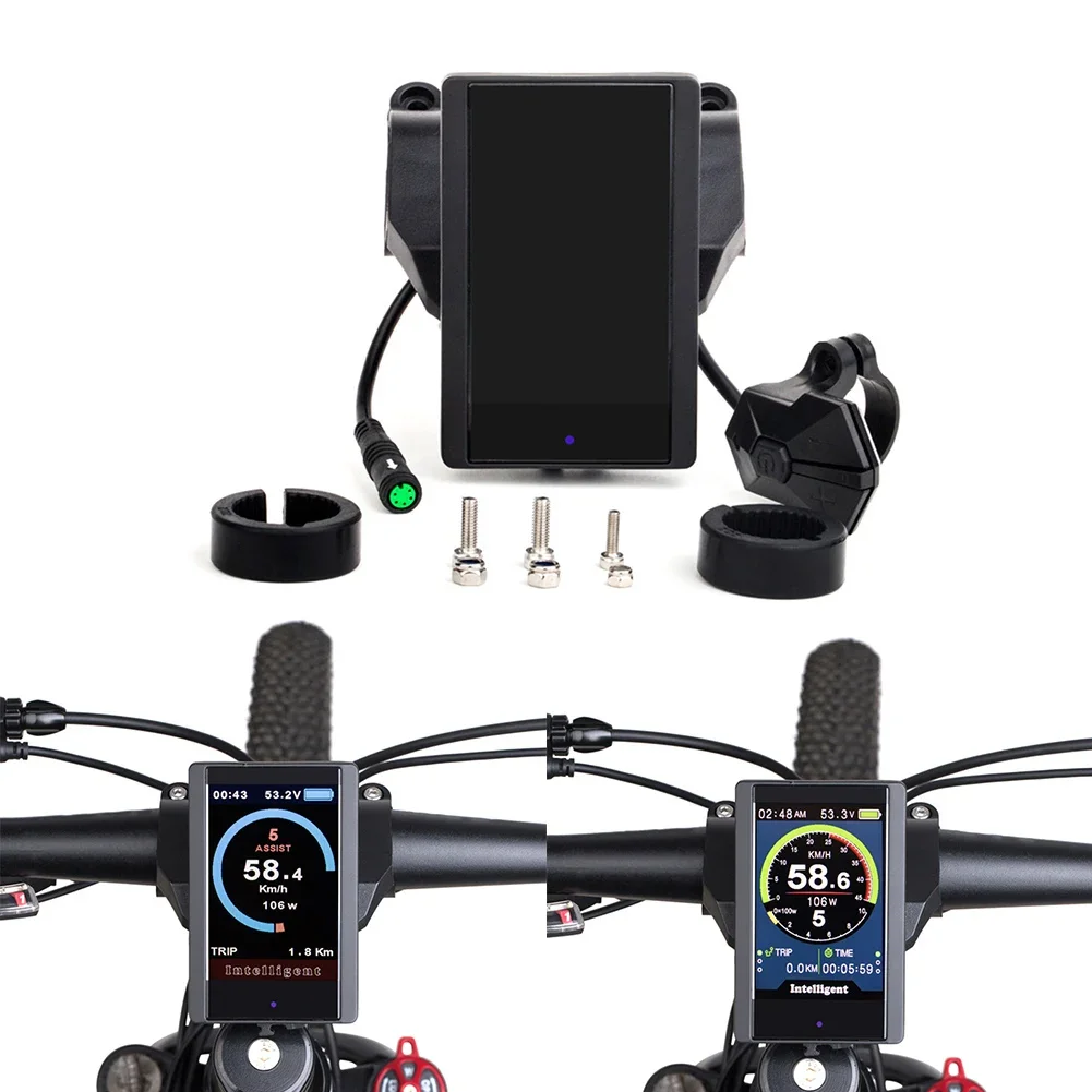 

E-bike 850C/P850C Display For BAFANG BBS01 BBS02 BBSHD Mid-Drive Motor Power Indicator With Connector Cable Ebike Accessories