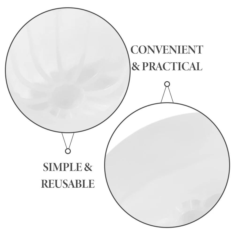 

3Pcs Baozi Mold Reusable Plastic Steamed Stuffed Bun Maker Creative Kitchen Tool for Homemade Dumplings Easy to Use Safe