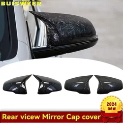 2Pcs Glossy Black Side Wing modified Rearview Mirror Cover caps For BMW X1 F48 X2 F39 Z4 G29 2GT F45 F46 F52 F40 Toyota Supra