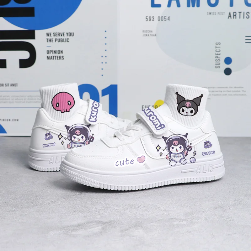 Anime Sanrio Kuromi Cinnamoroll Hello Kitty Shoes Cute Cartoon Fashion Creative Comfortable Kids Kawaii Sneakers Birthday Gift