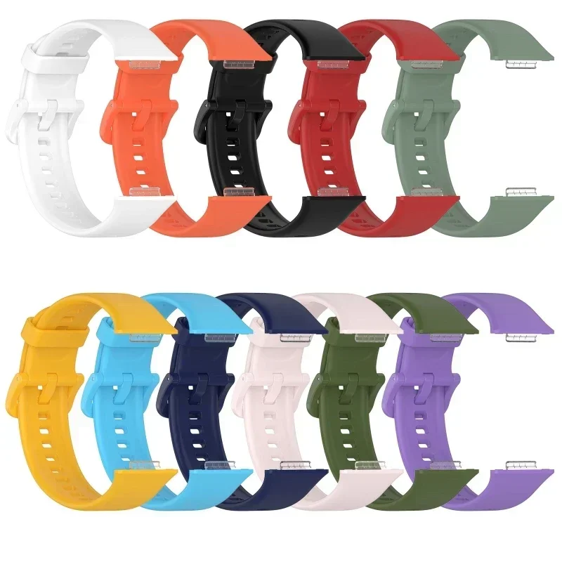 Silicone Band For Huawei Watch FIT 2 Strap Smartwatch Accessories Replacement Wrist bracelet correa for huaweI fit2 Strap