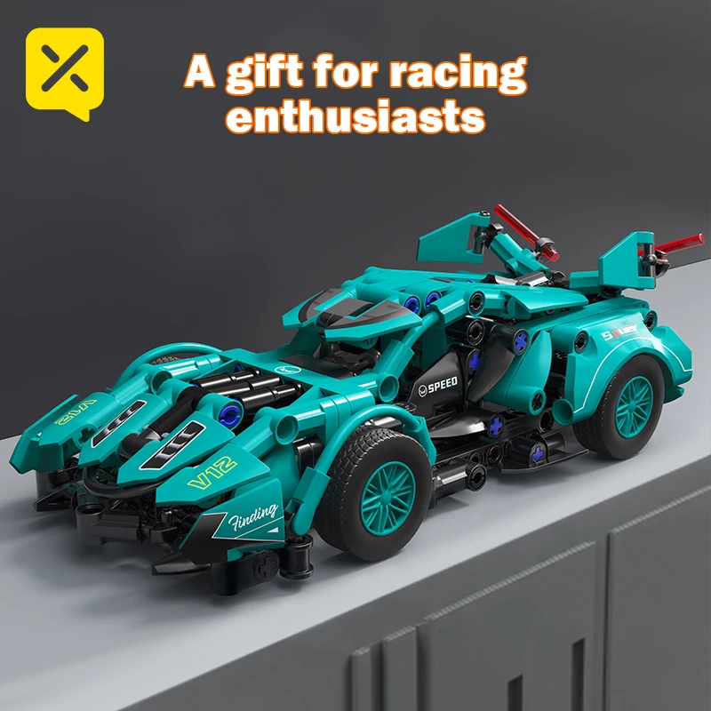 

Конструктор ToylinX DIY: Гоночная машина, высокоскоростной автомобиль, набор для сборки суперкара