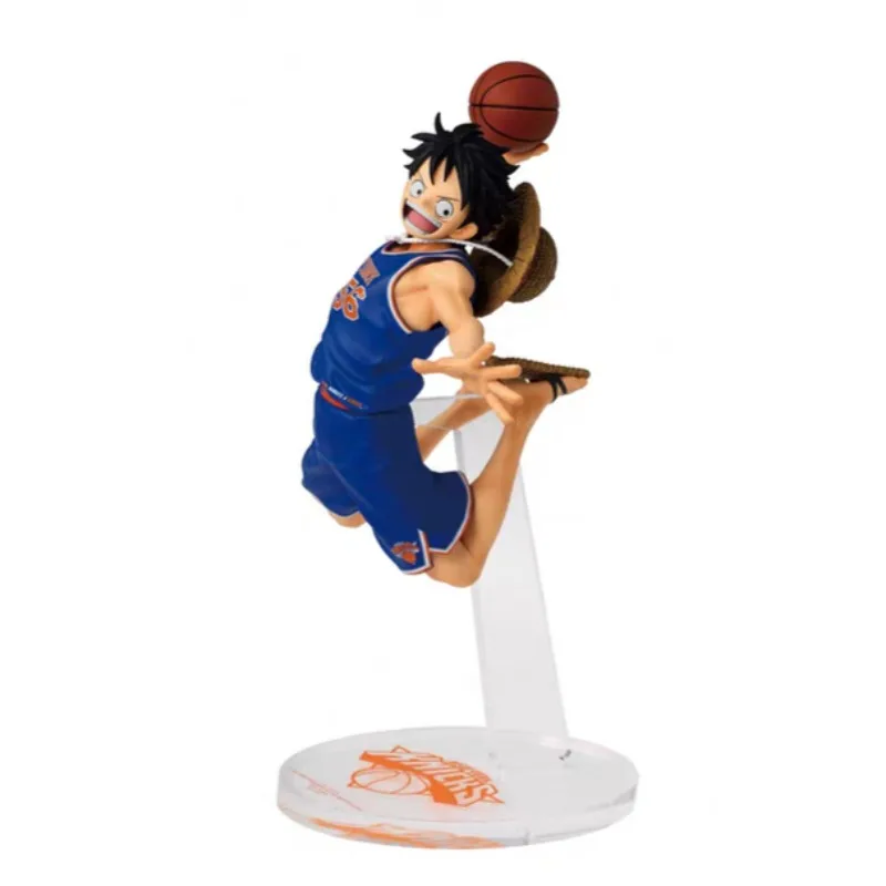 Genuine Bandai One Piece × NBA Collaboration Monkey D. Luffy Lakers Ver. Action Figure Toys Gift Model（Original Box） - view 5
