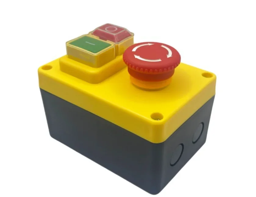 YH02-A KJD17D NVR Electromagnetic Switch 250V 16A Emergency Stop Button Voltage Release for Security Systems