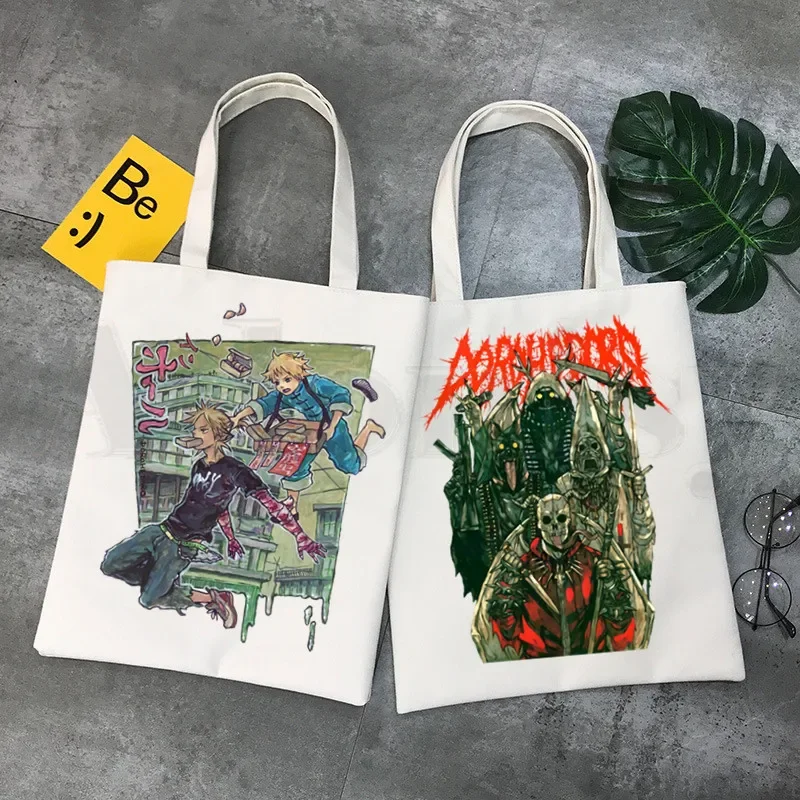 Dorohedoro Hero Horror Japanese Anime Manga Handbags Shoulder Bags Casual Shopping Girls Handbag Women Elegant Canvas Bag