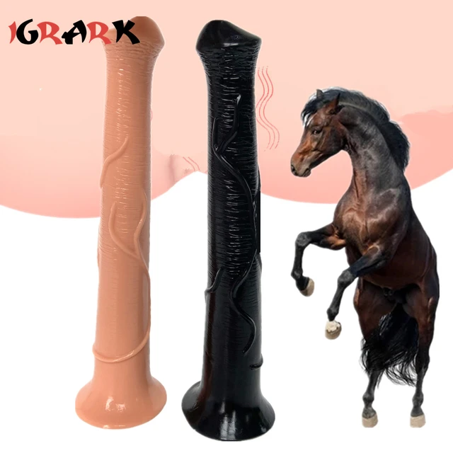 Animal Sex Toy Penis - Huge Realistic Dildo Animal Horse Penis With Suction Cup Female  Masturbation Anal Vagina Sex Toys For Women Lesbain Adult Games -  Masturbation Soft Stick - AliExpress