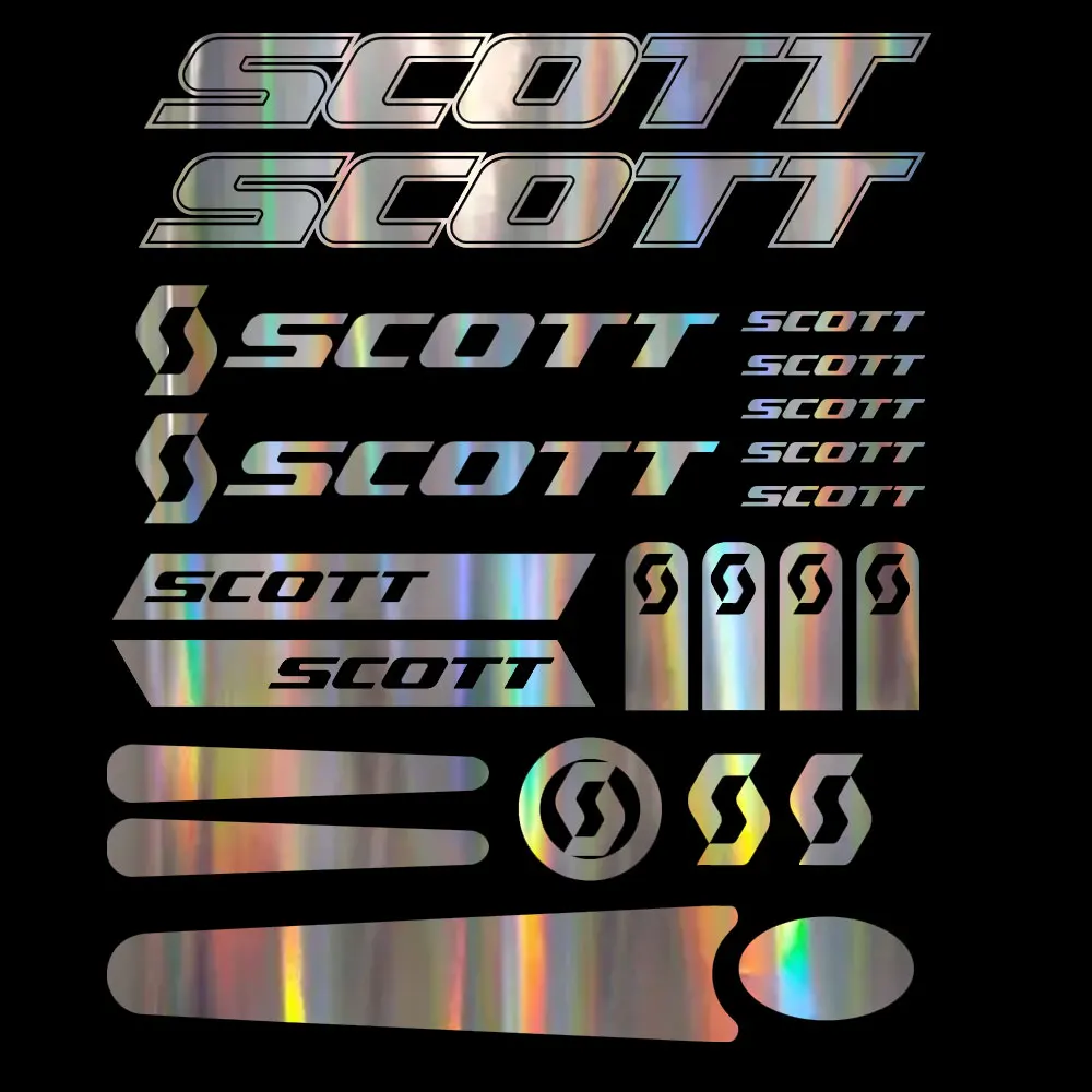 adesivo SCOTT. Adesivos para bicicleta, protetores de quadro, decalques