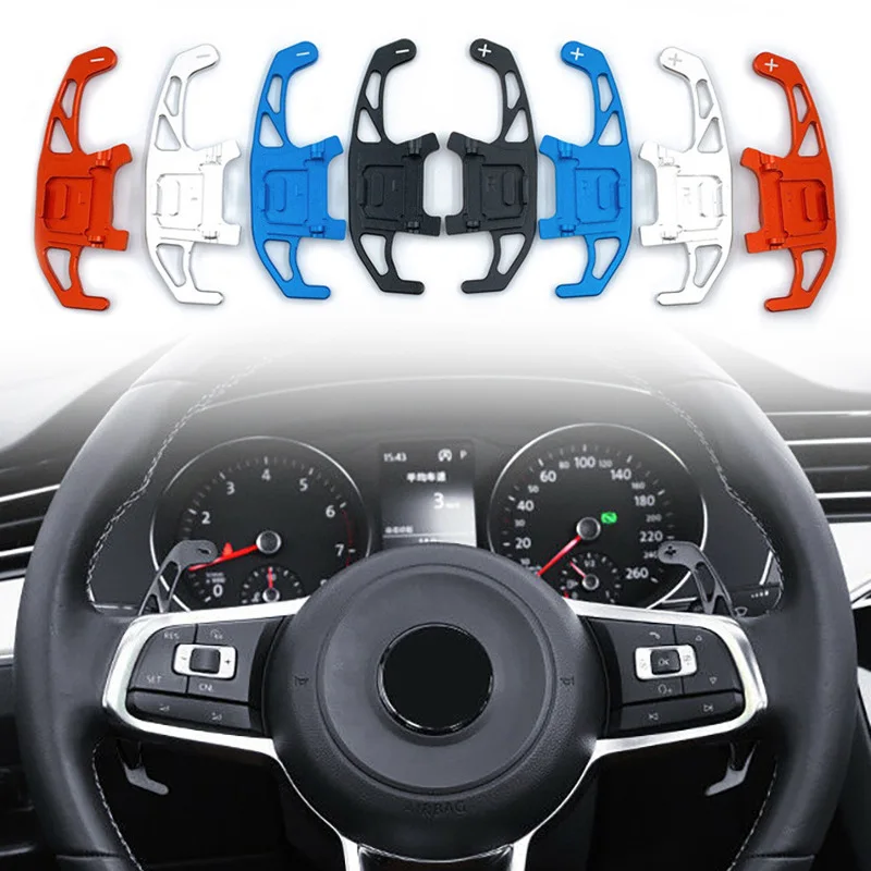 For Volkswagen Golf/Tiguan L/Touareg series car modification parts, gear shift paddles, interior modification parts, patches