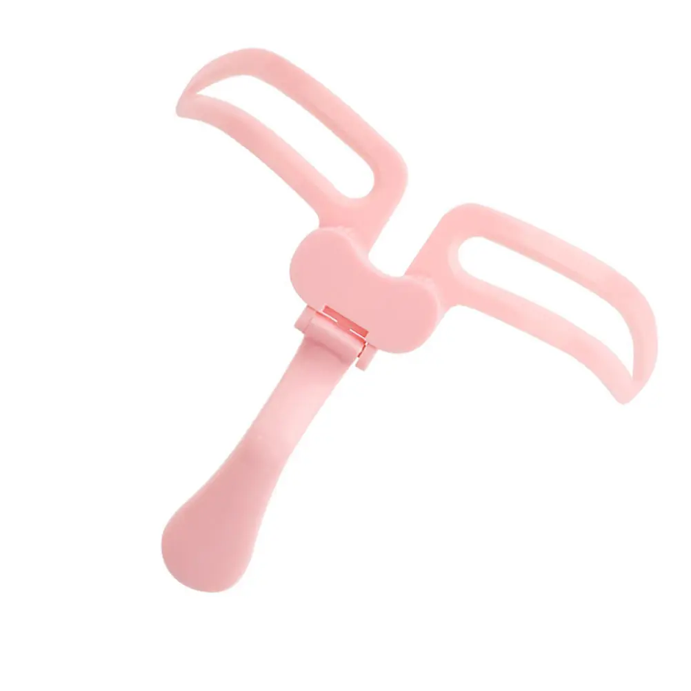 Modello di stencil per sopracciglia Manico regolabile riutilizzabile per modellare lo strumento di rifinitura Forniture per il trucco Stampo a forma di righello per sopracciglia