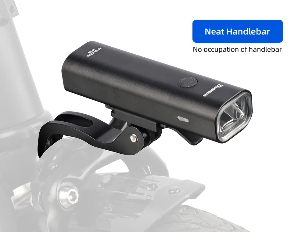 Deemount Vorderradgabel-Scheinwerferständer, passend für CATEYE/XOSS/Trek für Brompton-Faltrad 15 ° Warping Computer-Halterung für Gopro/Garmin – Detail 6