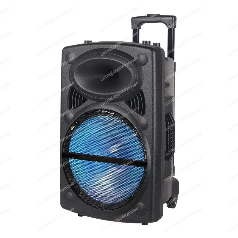 1500W Maximum Power 12 Inch Wireless Pull Rod Speakers Professional Square Dance Party Audio Stereo Loudspeaker for Outdoor