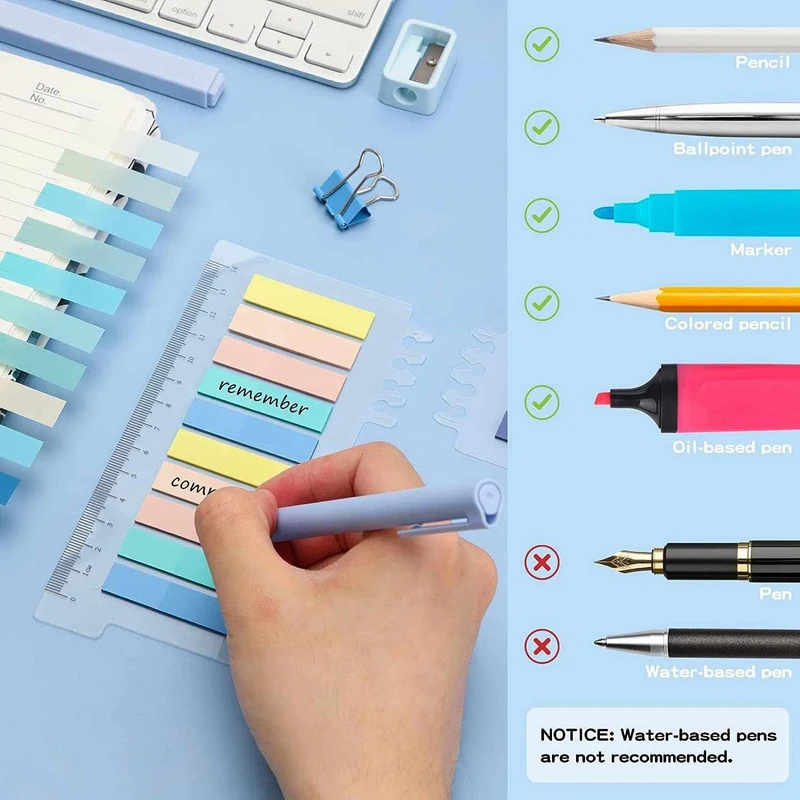 Sticky Tabs PleTabs, 60 couleurs, Marqueurs de page de documents, Morandi, Rechangeable