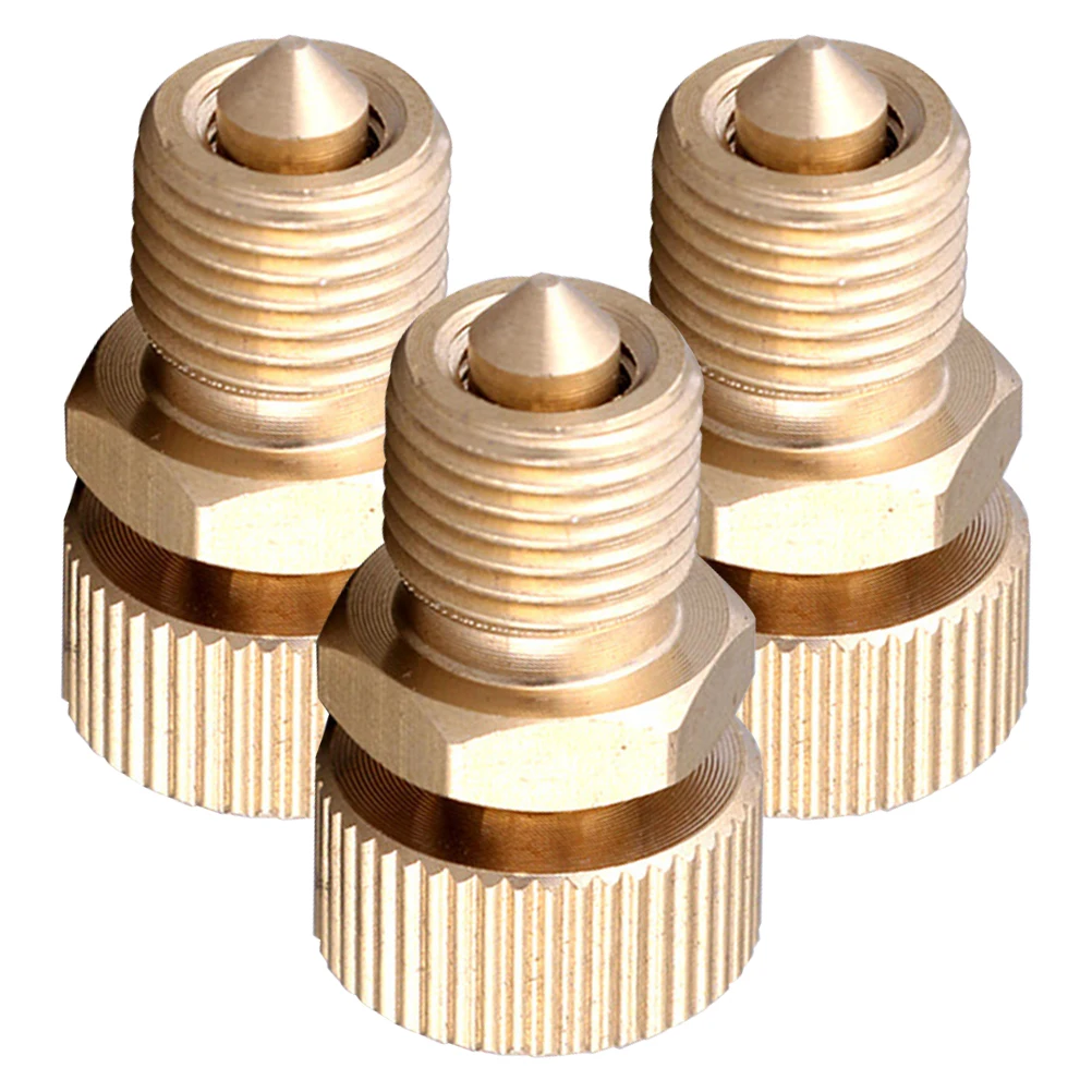

3pcs Copper Air Bleed Screw High Pressure Pump Accessories Bleeder Valve Replacement Kit For 30Mpa Tire Inflator Relief Parts