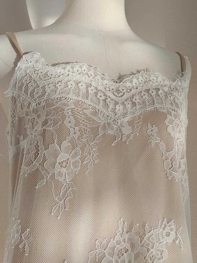 Quality 2025 Spring 3D Flower Embroidery Eyelash Lace Two Piece Set Midi Dresses Women Summer Holiday Evening Party Long Dress