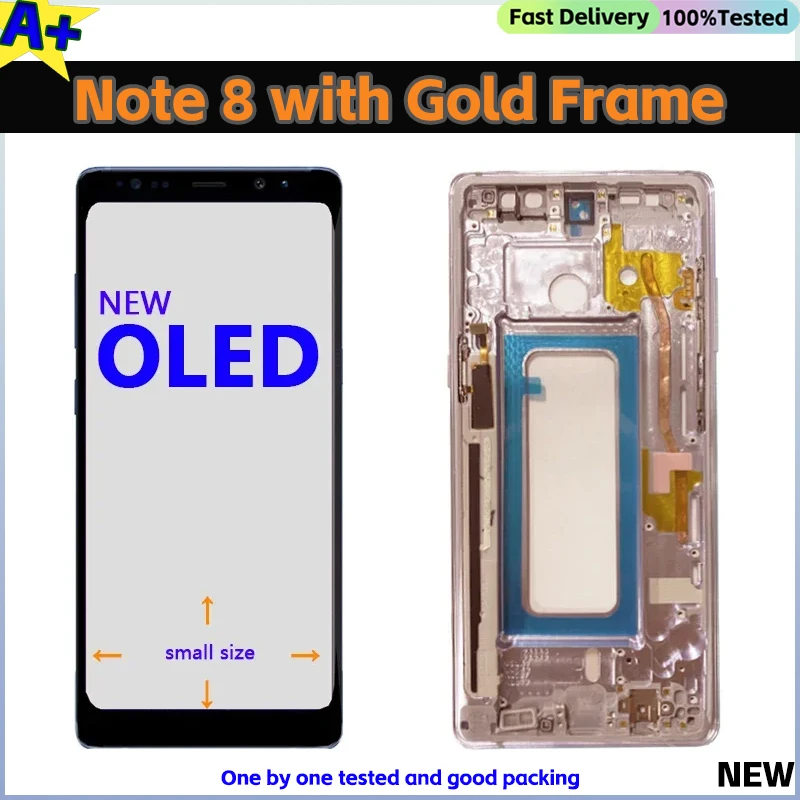 OLED Note8 Display 100% For SAMSUNG Galaxy Note 8 LCD 6.0\