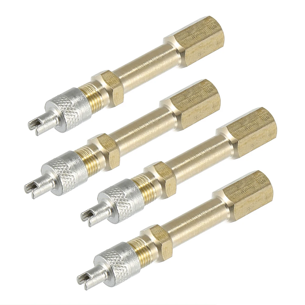 Compact Tire Valve Stem Inflation Extension Adaptor for Car Truck SUV Motorcycle Bike Mower Scooter RV Trailer