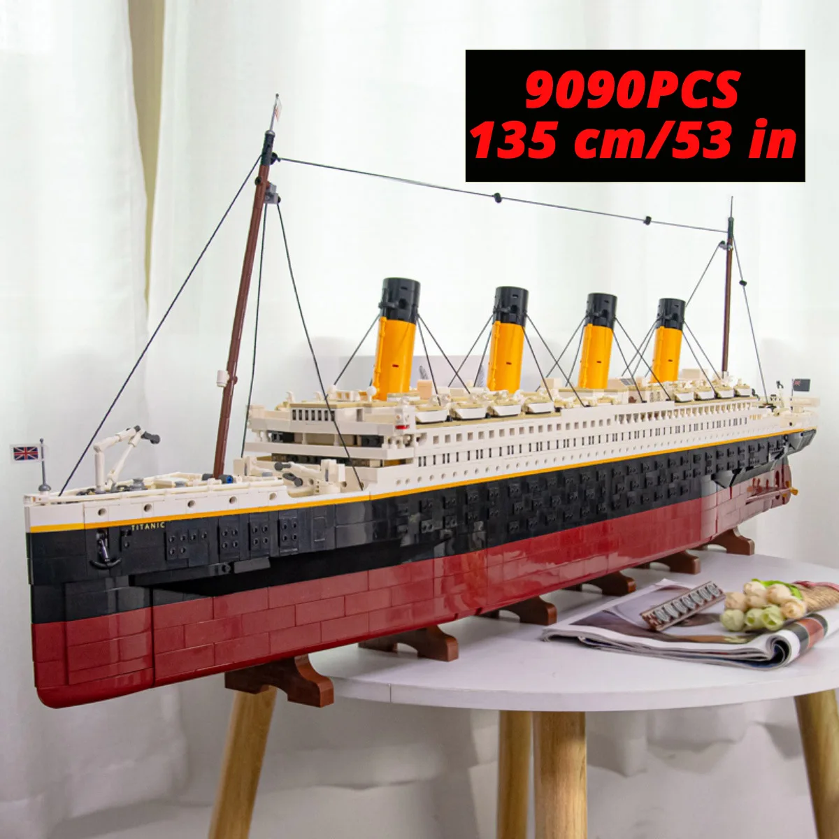 

9090pcs Titanic Movie Boat Set Ship Steamship model building blocks bricks Diy Toys for Boys girls Birthday Christmas Gift 10294