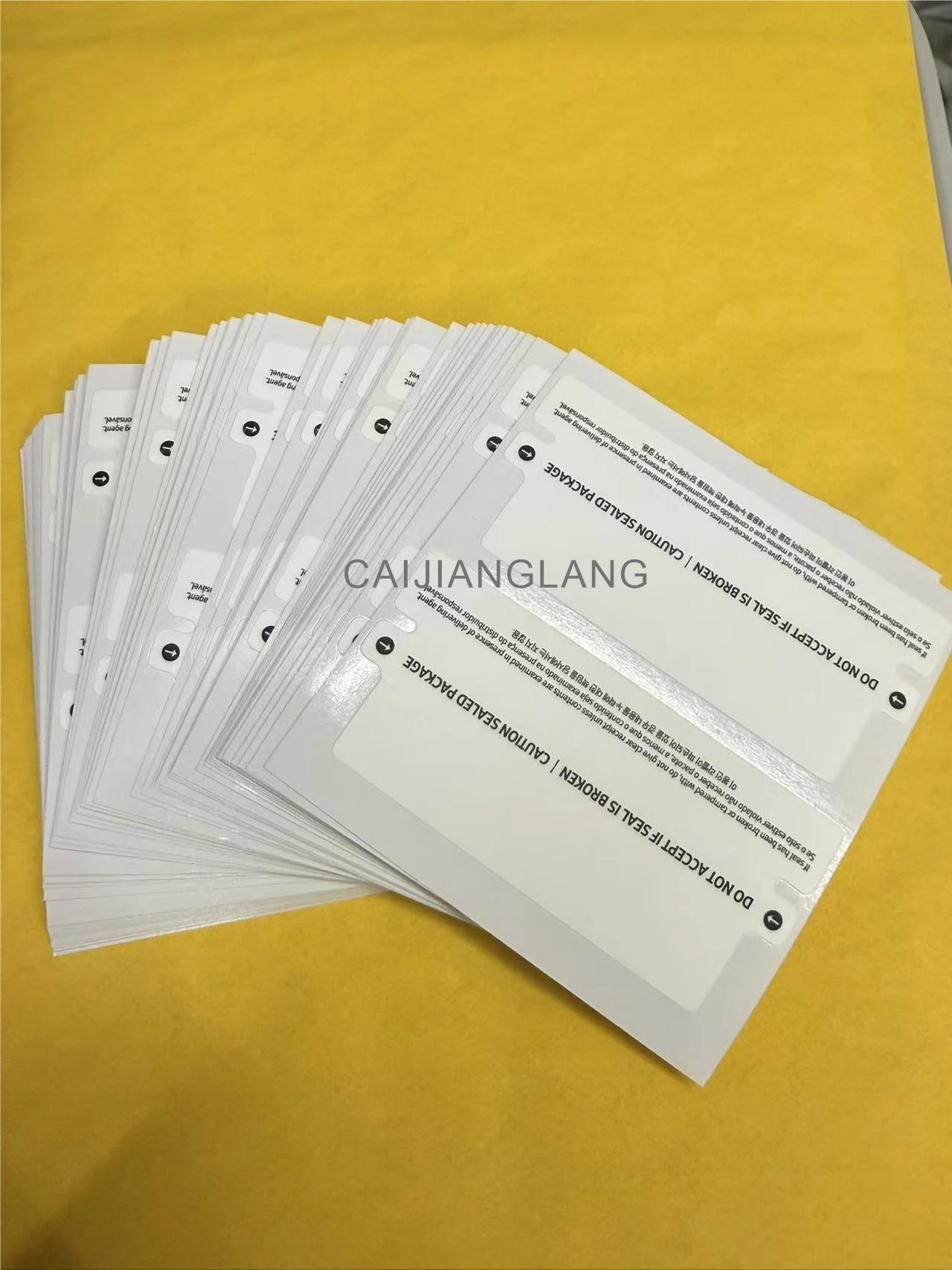 100PCS Box Packaging Label Sealing Sticker For Galaxy Z Flip  A55 A53 A50 Wrap Plastic Seal Factory Film